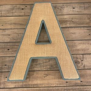 Letter “A” room decor
